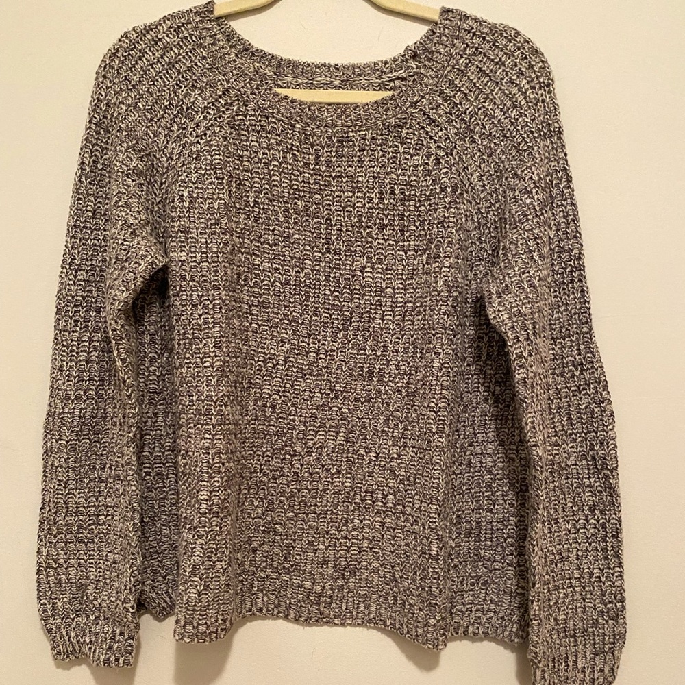 Heather Gray Knit Sweater